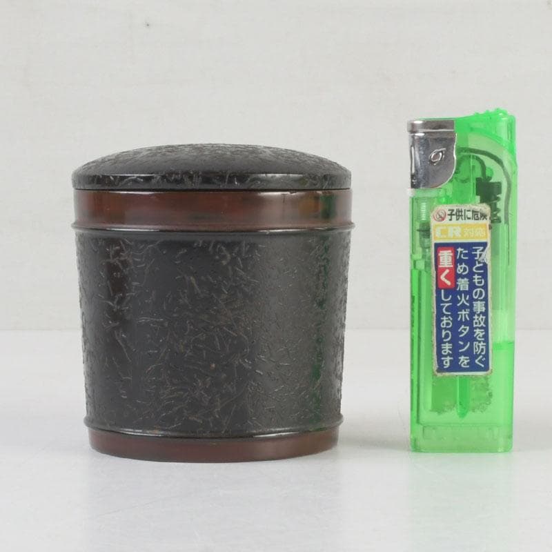 茶道具　田中健智作　金輪寺棗　茶器　共箱　V　9678