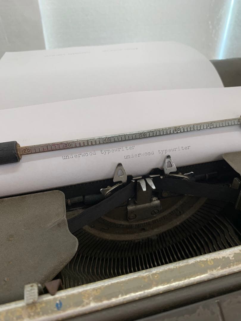 ☆ 超希少 ☆ under wood タイプライター