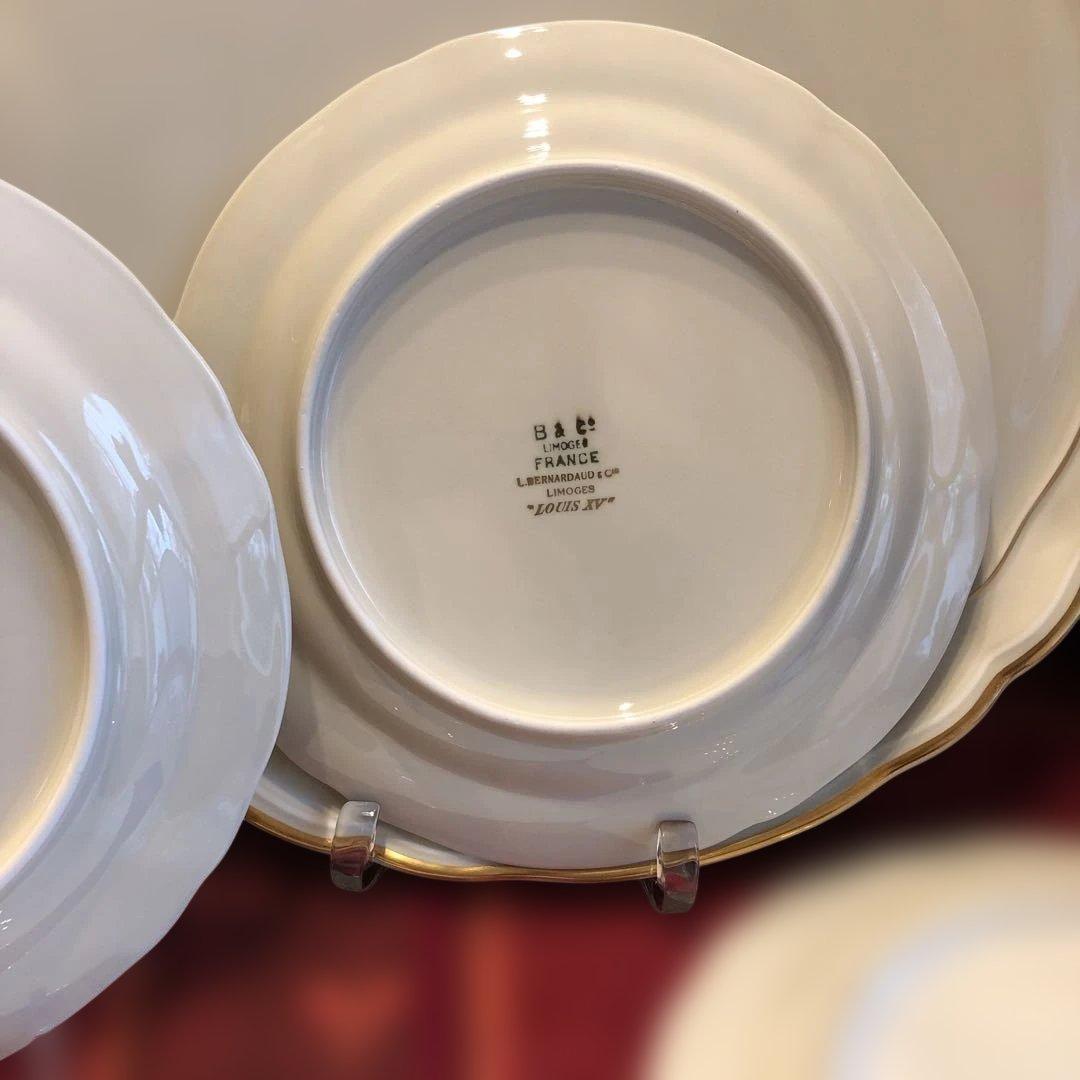ベルナルドリモージュ　ルイ15世シリーズ　フランスアンティークプレート