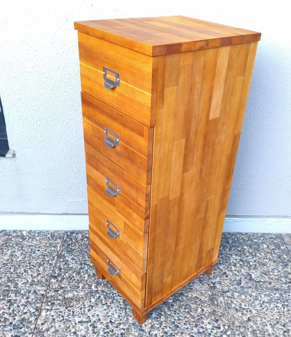 Natural House 多段チェスト 5段 引き出し 木製棚