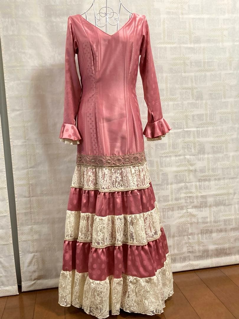 フラメンコ衣装　マリキータ　ワンピース　シージョ