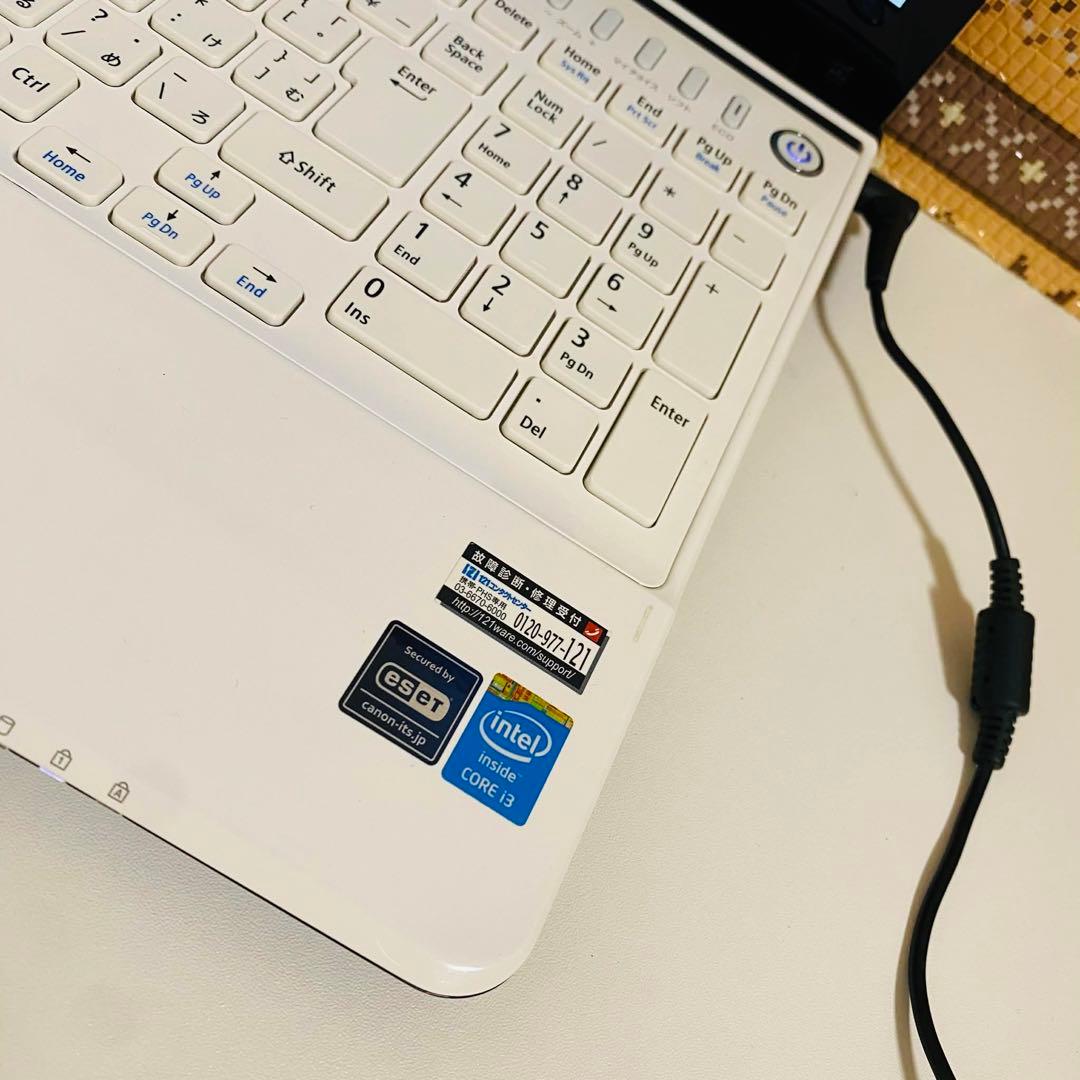 Y89 NECノートパソコンSSDメモリ8G高速 Windows11オフィス付き