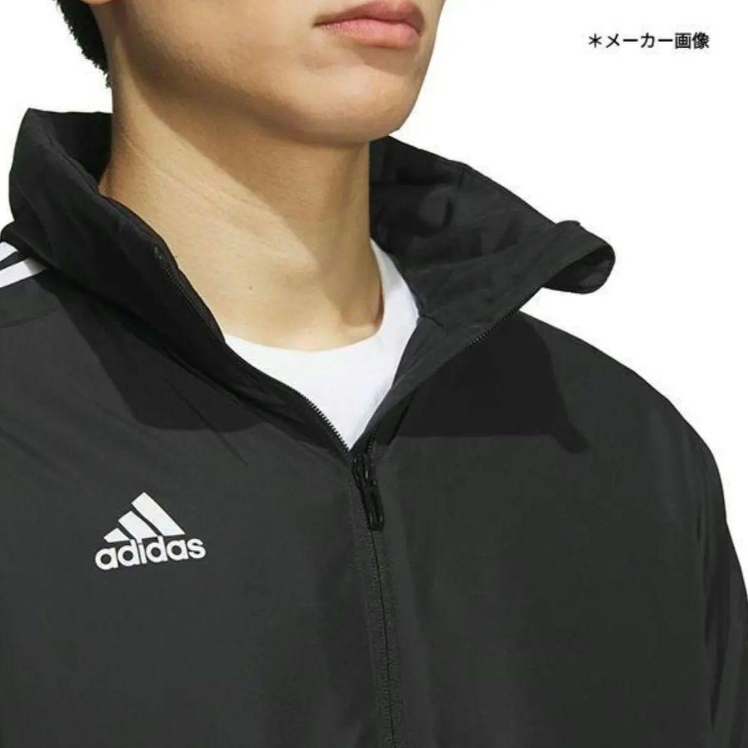 新品 アディダス KWX74 パデッドトラックジャケット 軽量 保温 黒 M
