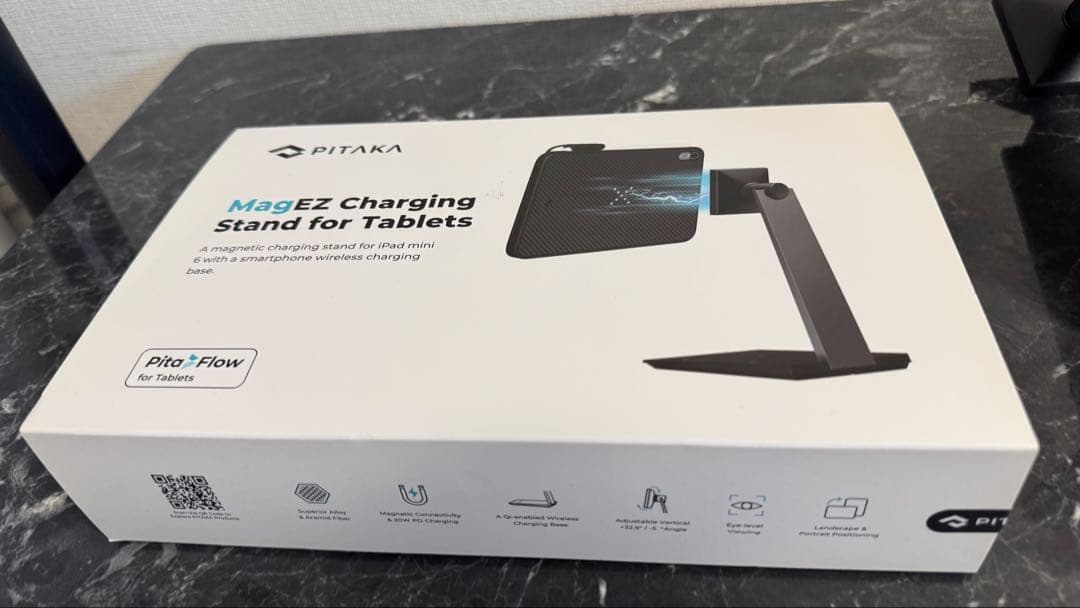Androidタブレットアクセサリー PITAKA mag EZ charging stand for tablets
