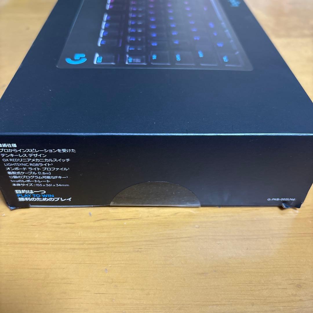 ロジクールG PRO ゲーミングキーボード 有線 リニア 赤軸 日本語配列