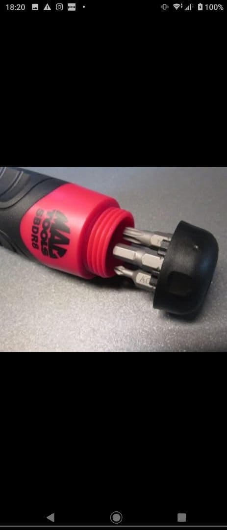 MactoolsマックツールSBDR123SAコンプリートビットセット未開封品