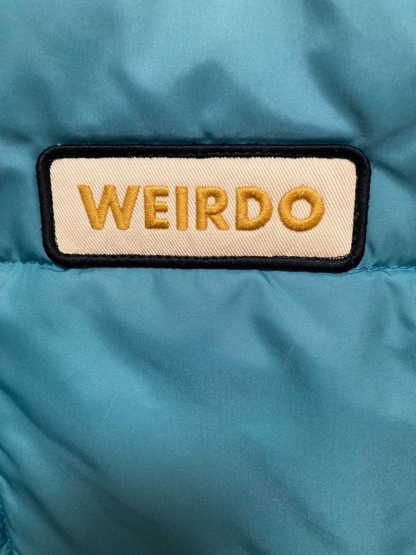 WEIRDO ウィアード GLAD HAND グラッドハンド　ダウンベスト 水色