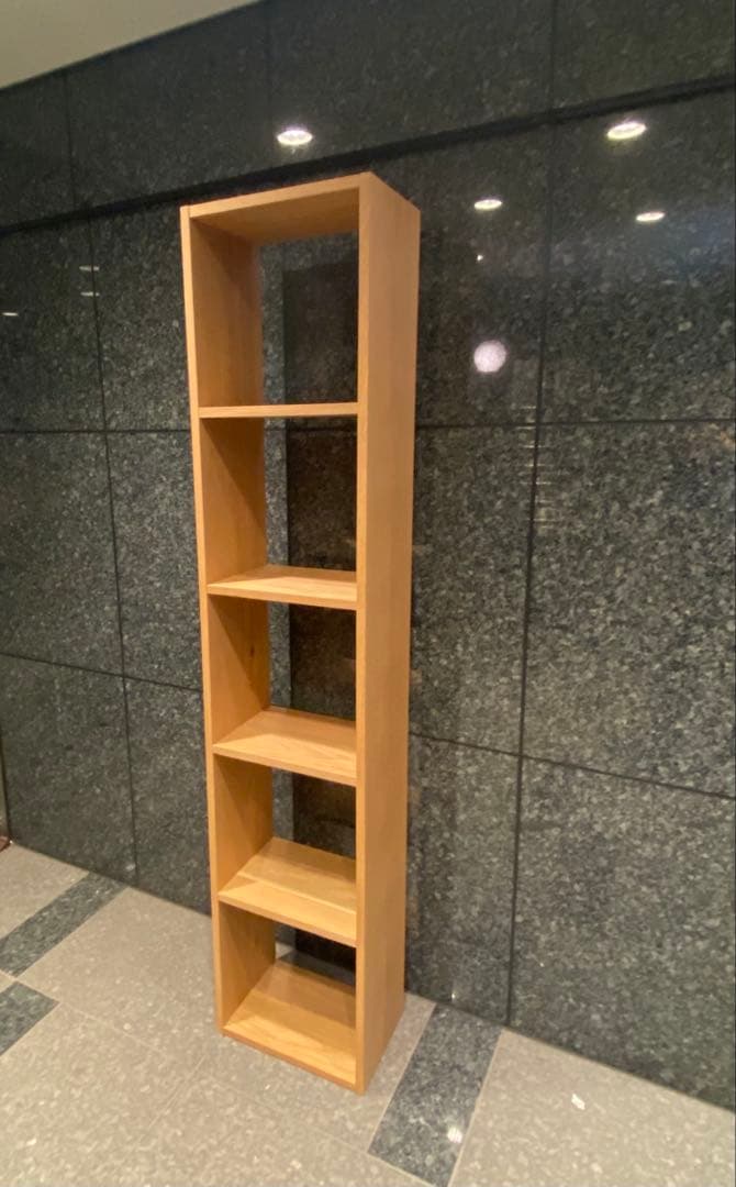 ⭐️美品⭐️オプション付⭐️無印⭐️オーク材⭐️スタッキングシェルフ⭐️５段x１列⭐️在庫多数