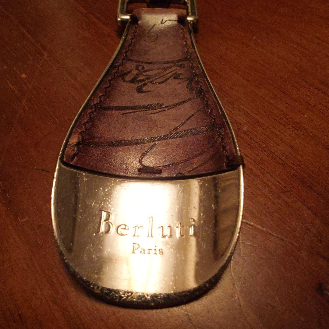 Berluti キーホルダー レザー メタル