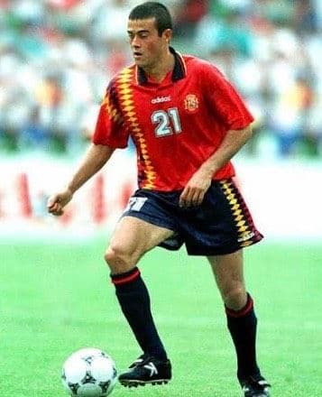 1994 スペイン代表　ルイス・エンリケ　アディダスオフィシャル　ユニフォーム