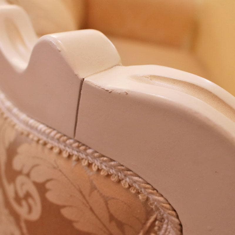 イタリア製 2人掛けソファ シャンパンゴールド ファブリック 602-853