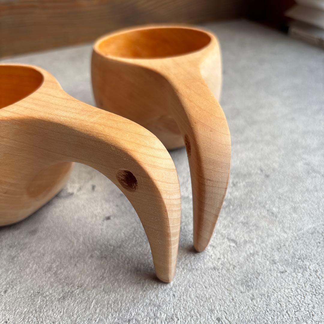 白樺 ククサカップ 2個セット北欧 フィンランド