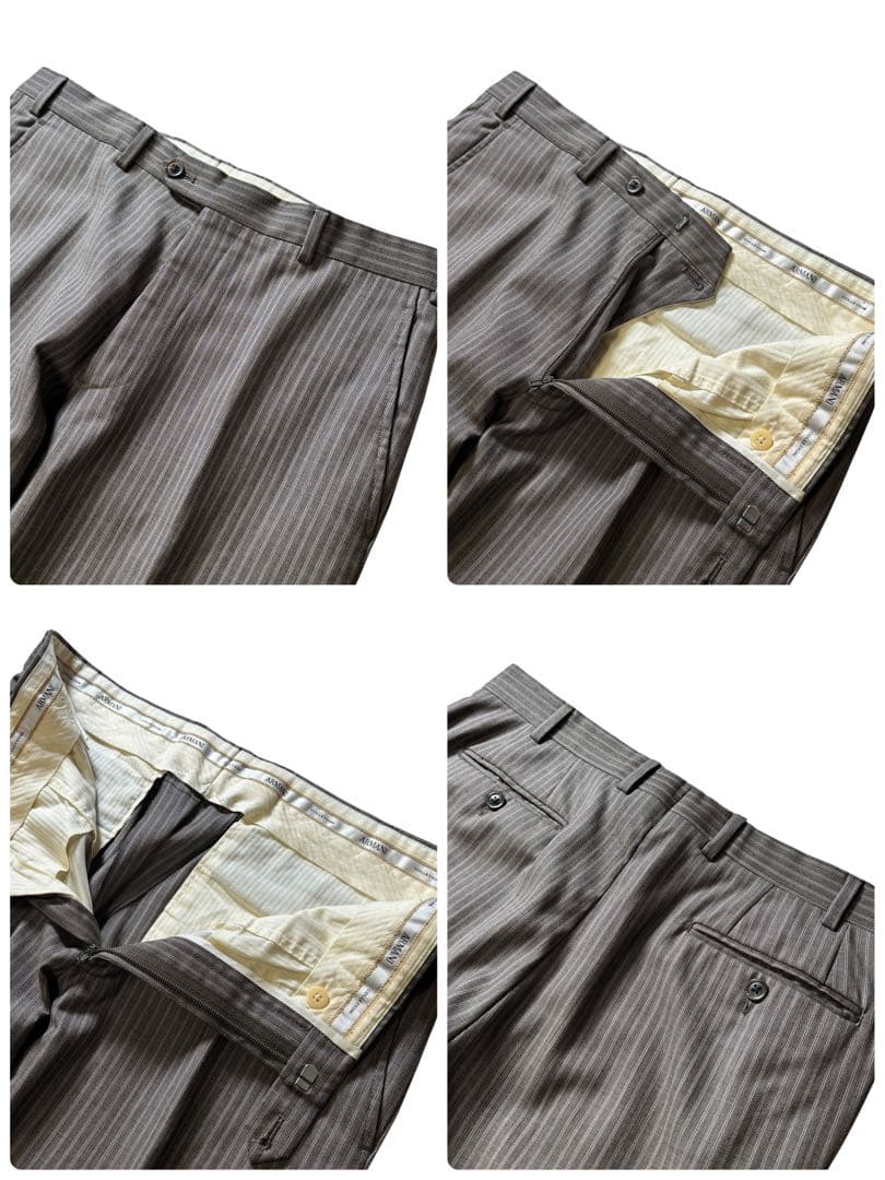 ✨️XL/極美品✨️ARMANI アルマーニ スーツ ストライプ メンズ