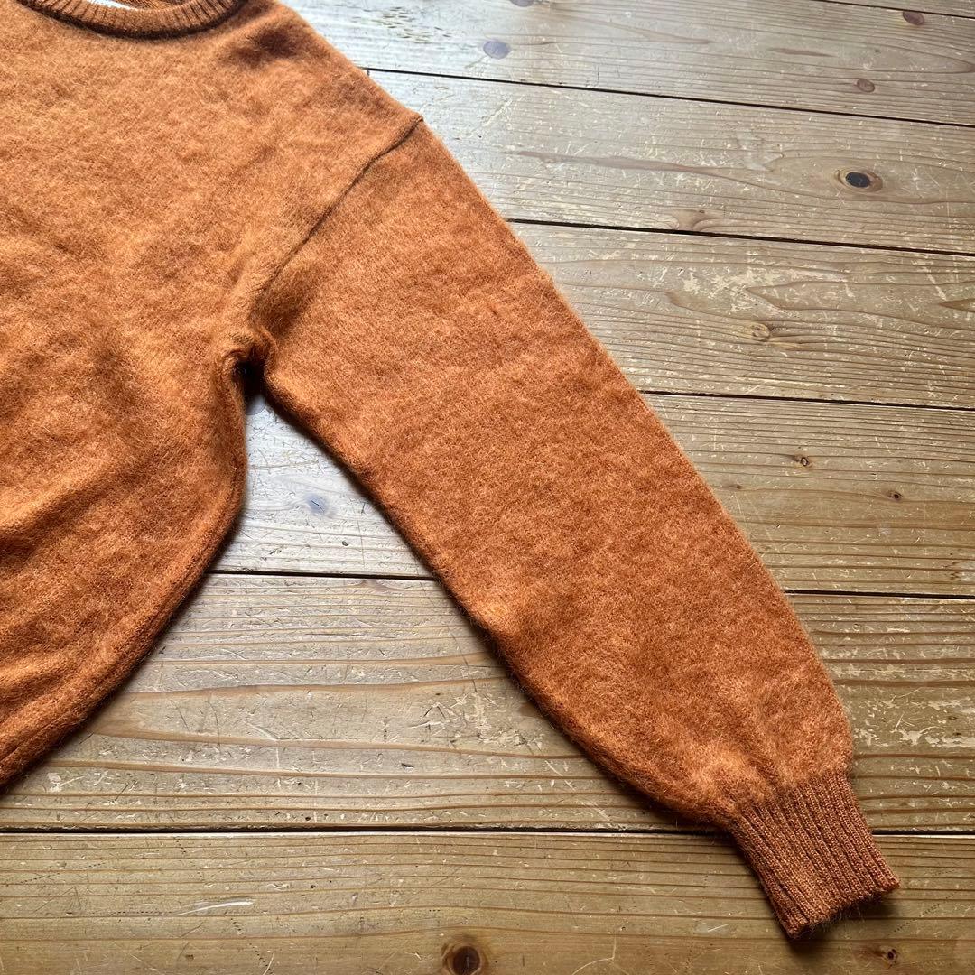 美品 ワコマリア モヘア ブレンド ミドルゲージ シャギー ニット セーター