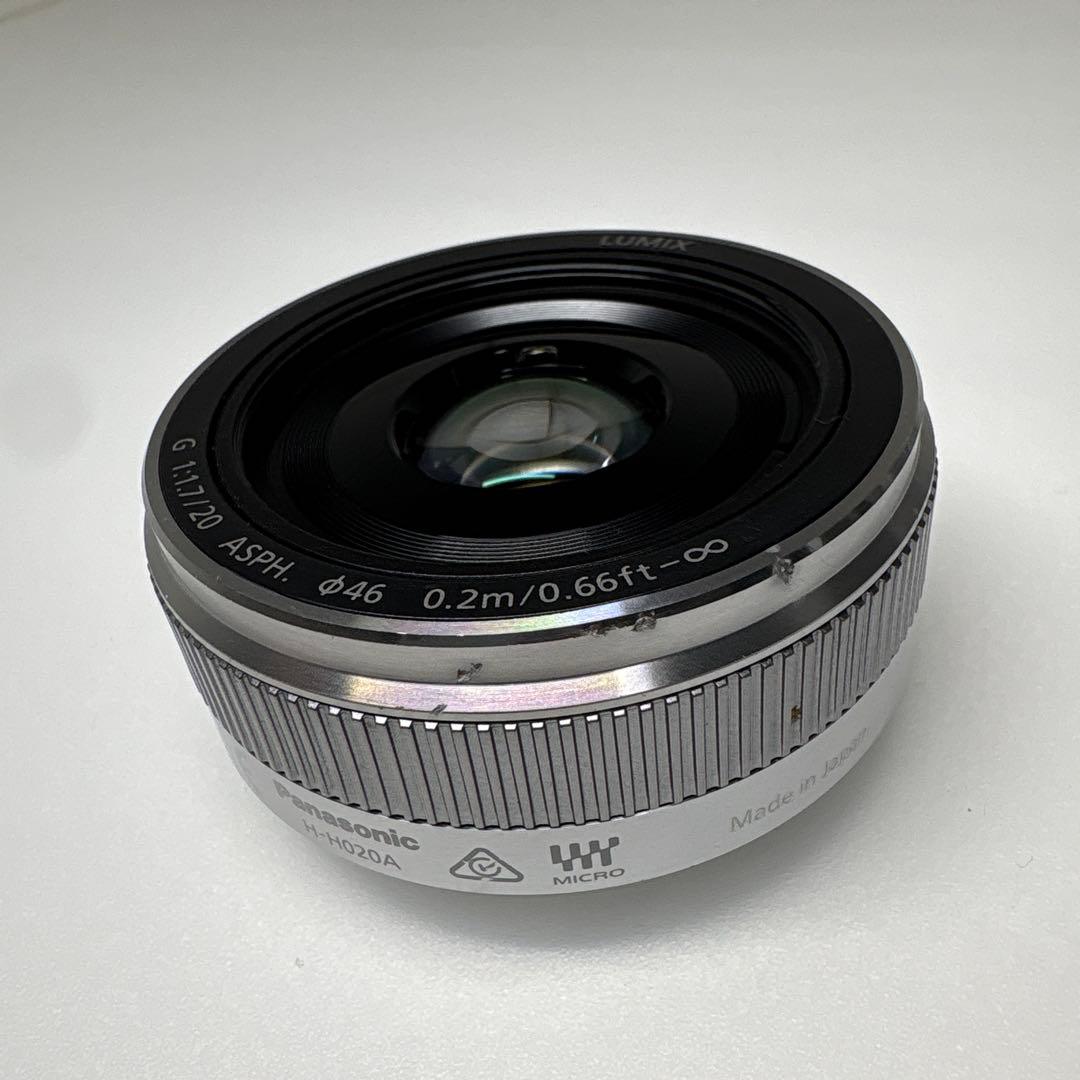 Panasonic LUMIX G 20mm F1.7 H-H020A シルバー