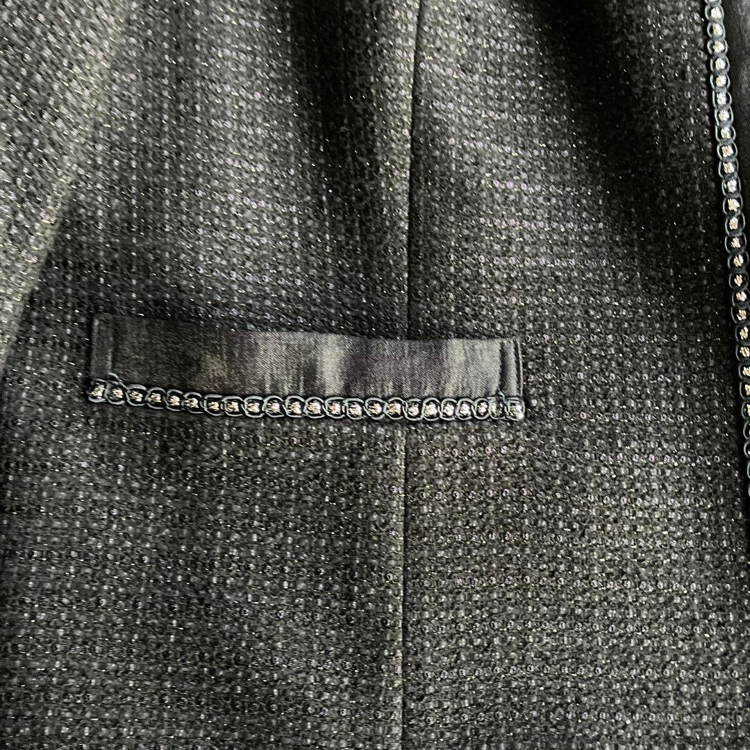 23区 ノーカラージャケット 黒　美品