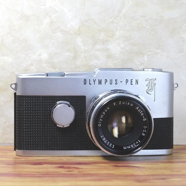 【整備済完動美品】Olympus-PEN F/F.Zuikoレンズ