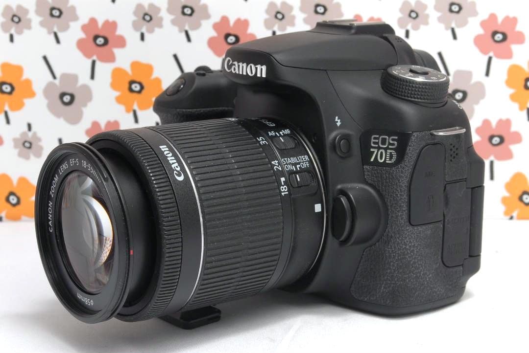 ❤Canon EOS 70D❤S数976回❤Wi-Fi接続❤手振れ補正レンズ❤