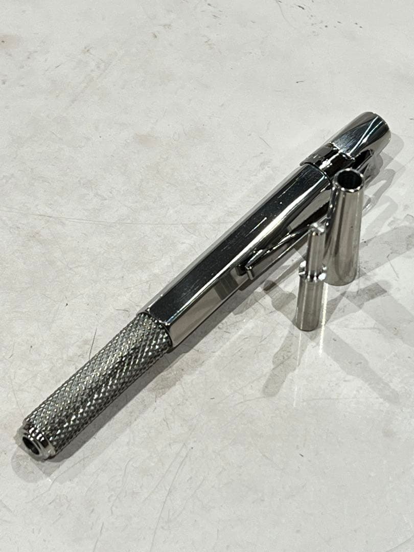 pg5 ステンレス/六角軸/ローレット/ノックカバーロング/ノックボタン