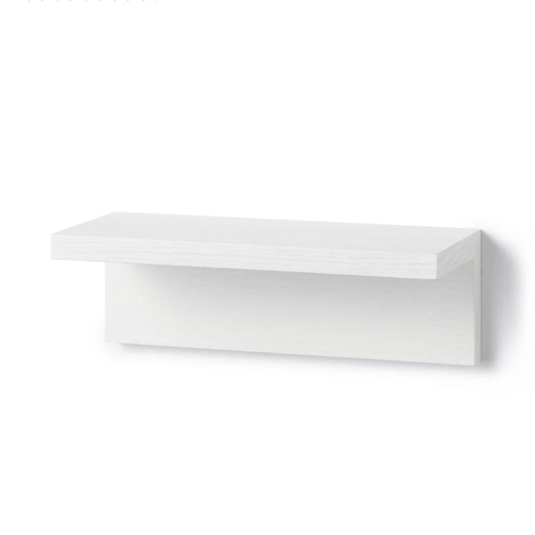 美品 無印良品 壁に付けられる家具 4点セット 壁 家具 ライトグレー