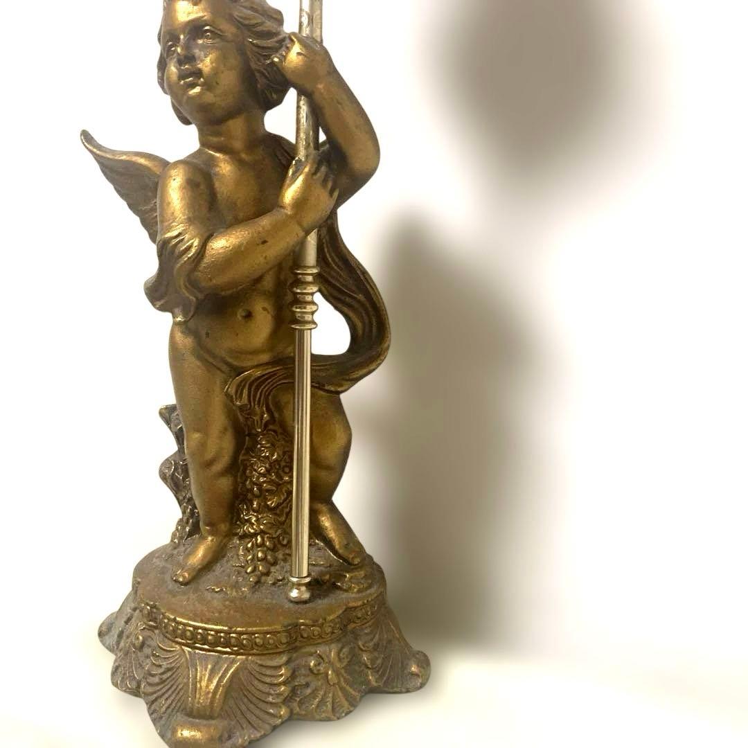 アンティーク　天使　ブロンズ　金　時計　ヨーロッパ