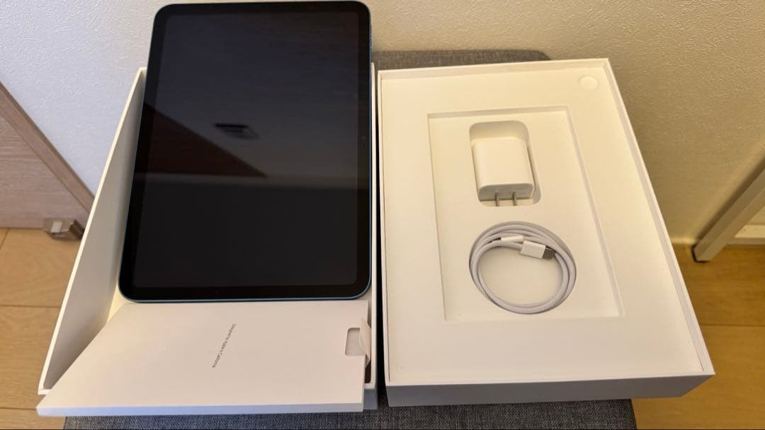 極美品 iPad 第10世代 64GB Wi-Fi ブルー バッテリー96.6%