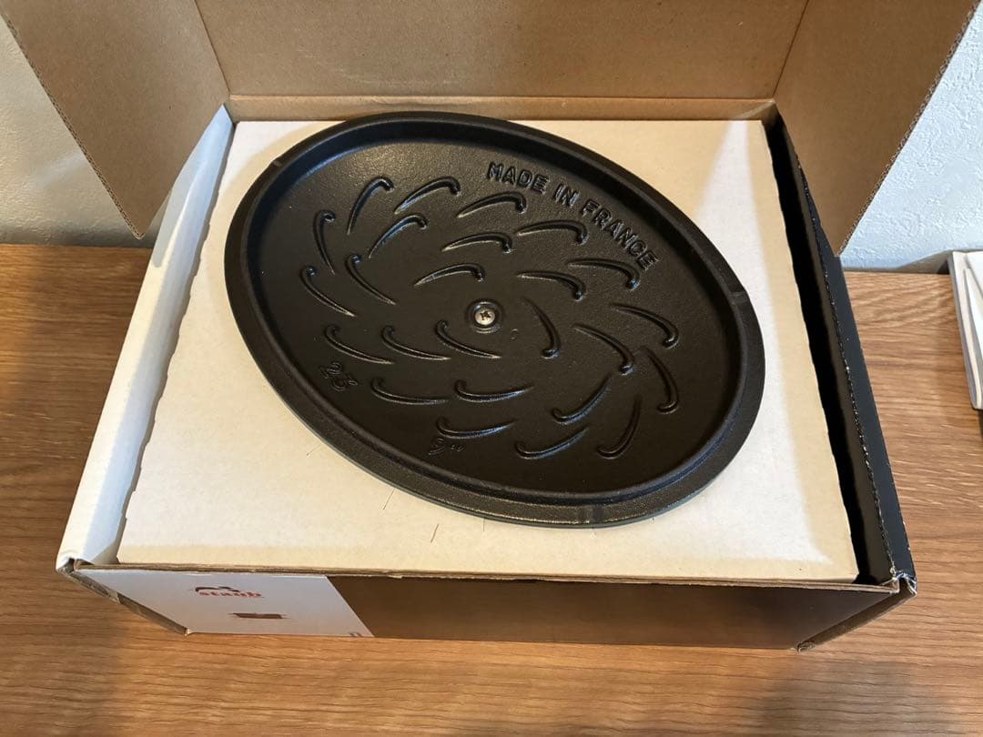 STAUB ミナペルホネン 23cm フォレスト ココット オーバル