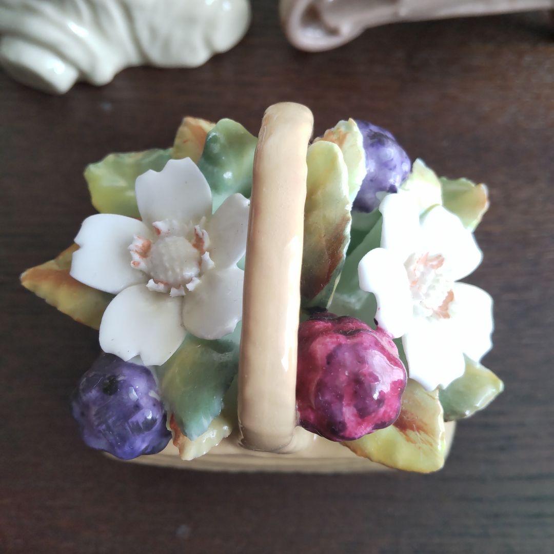 ロイヤルドルトン　花　置物　3点
