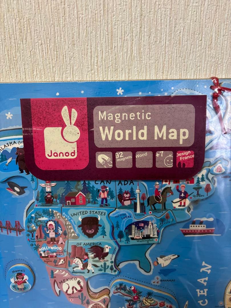 ジャノー　世界地図　パズル　ワールドマップ