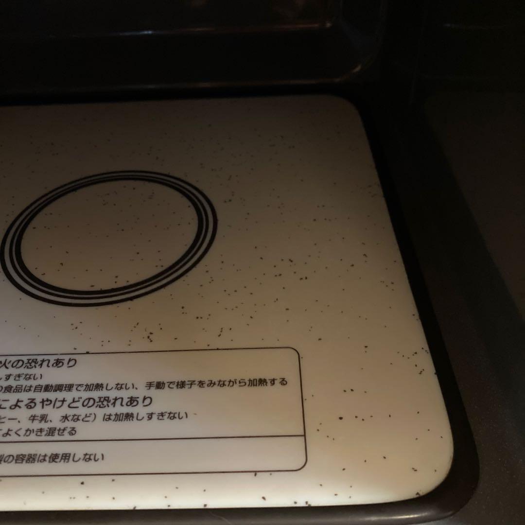 ヤマゼン 庫内フラット 18L 電子レンジ YRL-F180-B ブラック中古