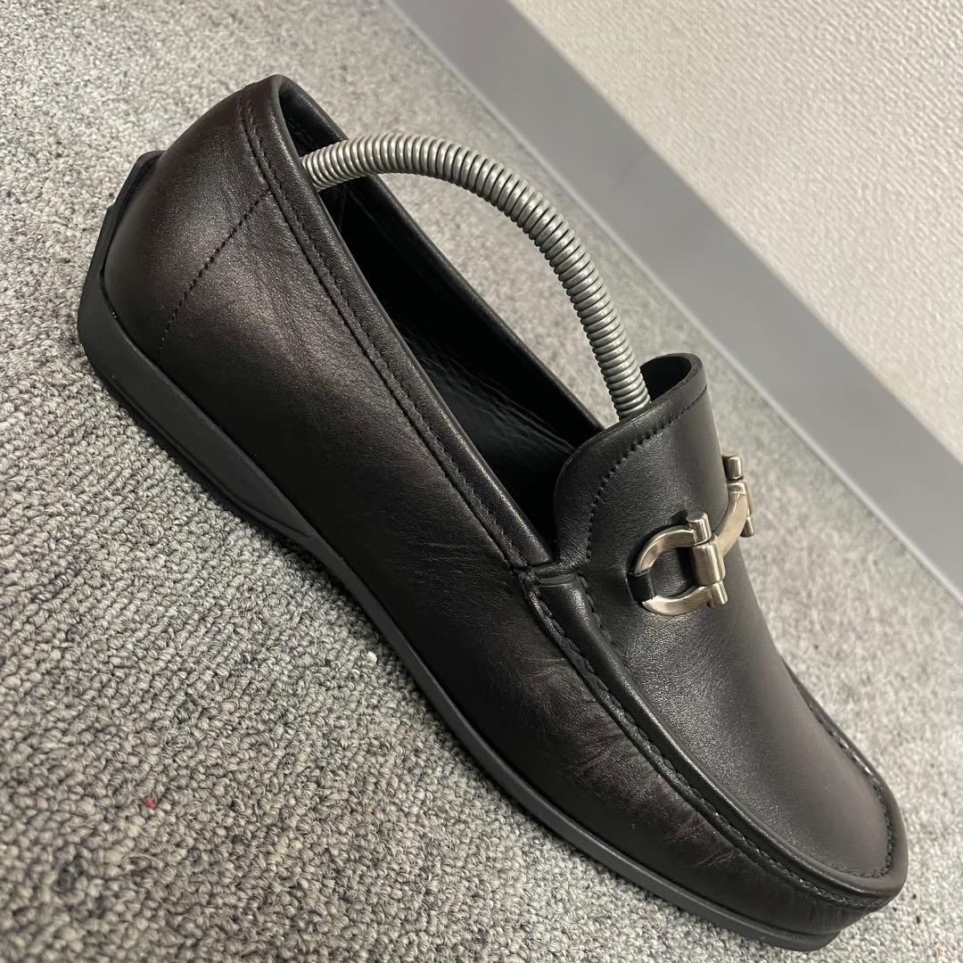 美品 サルヴァトーレフェラガモ ホースビットローファー 25cm