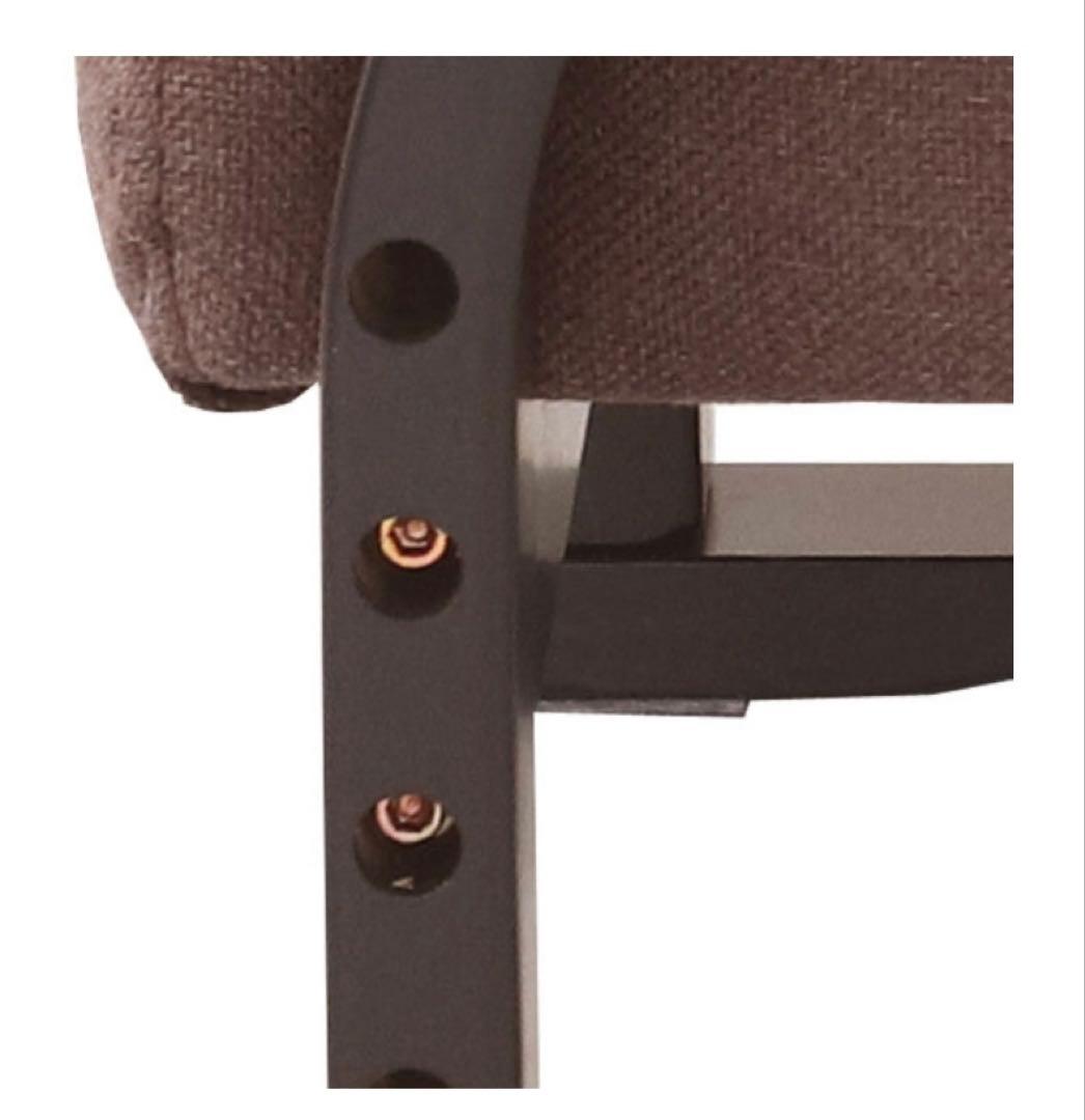 #父の日　リクライニングTV座椅子 座面高さ調節　ブラウン 83-941①