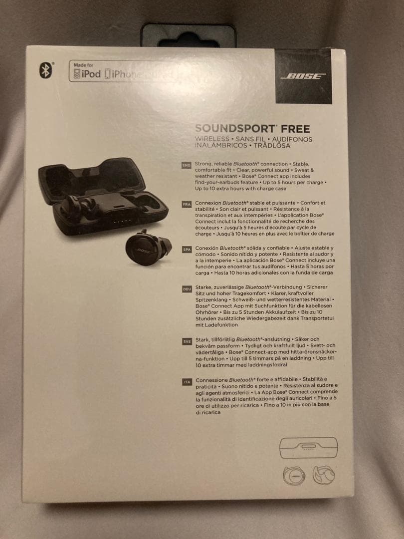 Bluetooth対応のワイヤレスヘッドホン SOUNDSPORT FREE