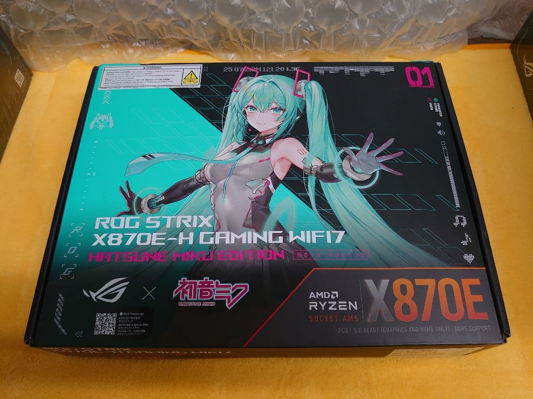 初音ミクX870E-H/ROG RYUO Ⅳ360/Thor 1200新品セット
