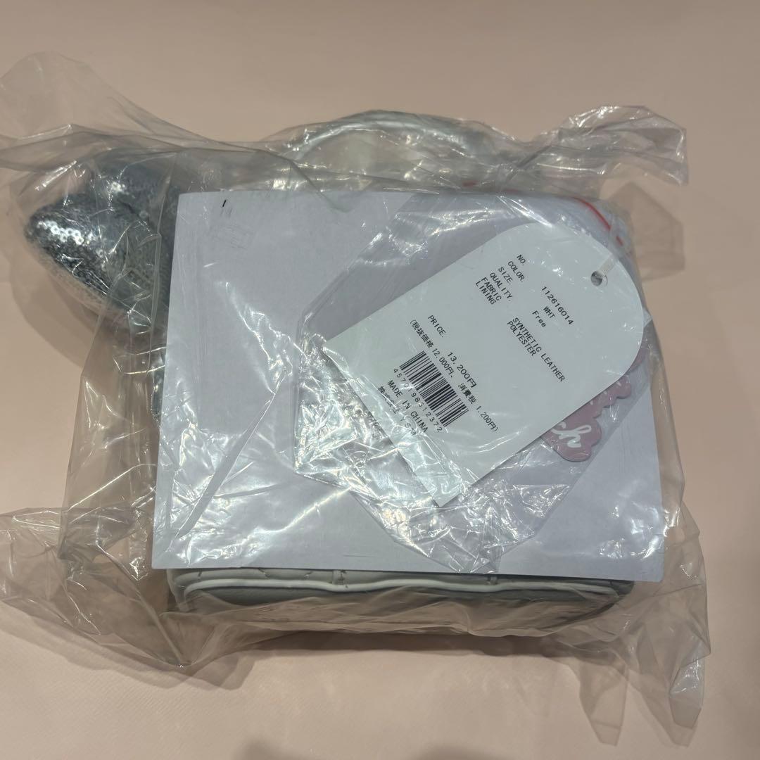 Hello Darich キルティングスクエアミニバッグ WHT