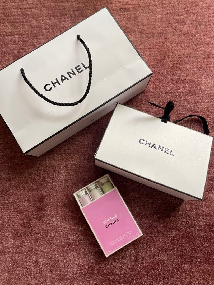 CHANEL ハンドクリーム３本セット　チャンスクレームマン