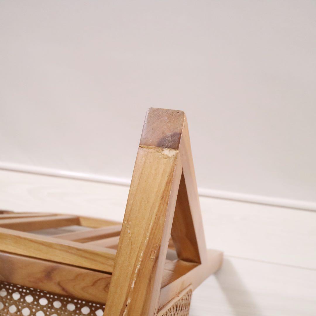 AZUMAYA BELOR 座椅子 ラタン フロアチェア 籐 北欧 モダン 1脚