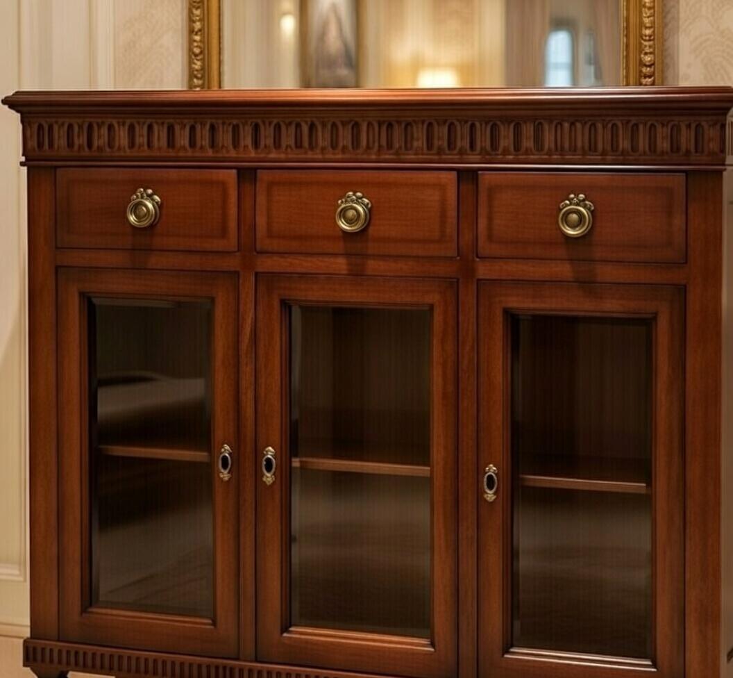 イタリア キャビネット サイドボード クラシック アンティーク風 1516NA