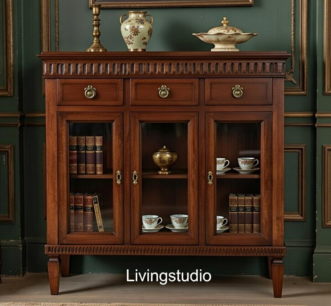 イタリア キャビネット サイドボード クラシック アンティーク風 1516NA