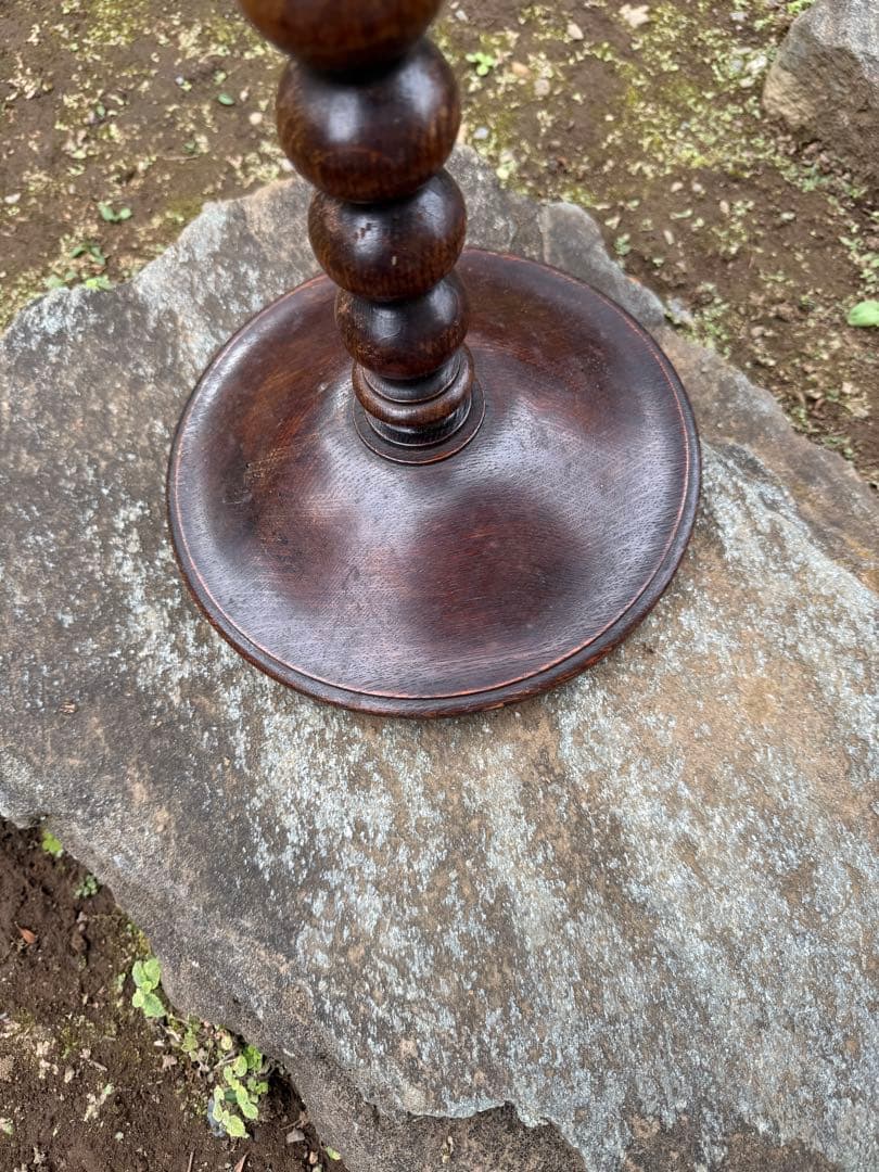 木製灰皿スタンド 昭和レトロ