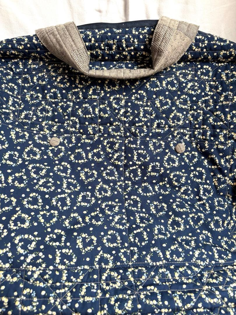 ハンドメイドパッチワーク　2way使い　大きめバック　ハウスと花とスー NO49