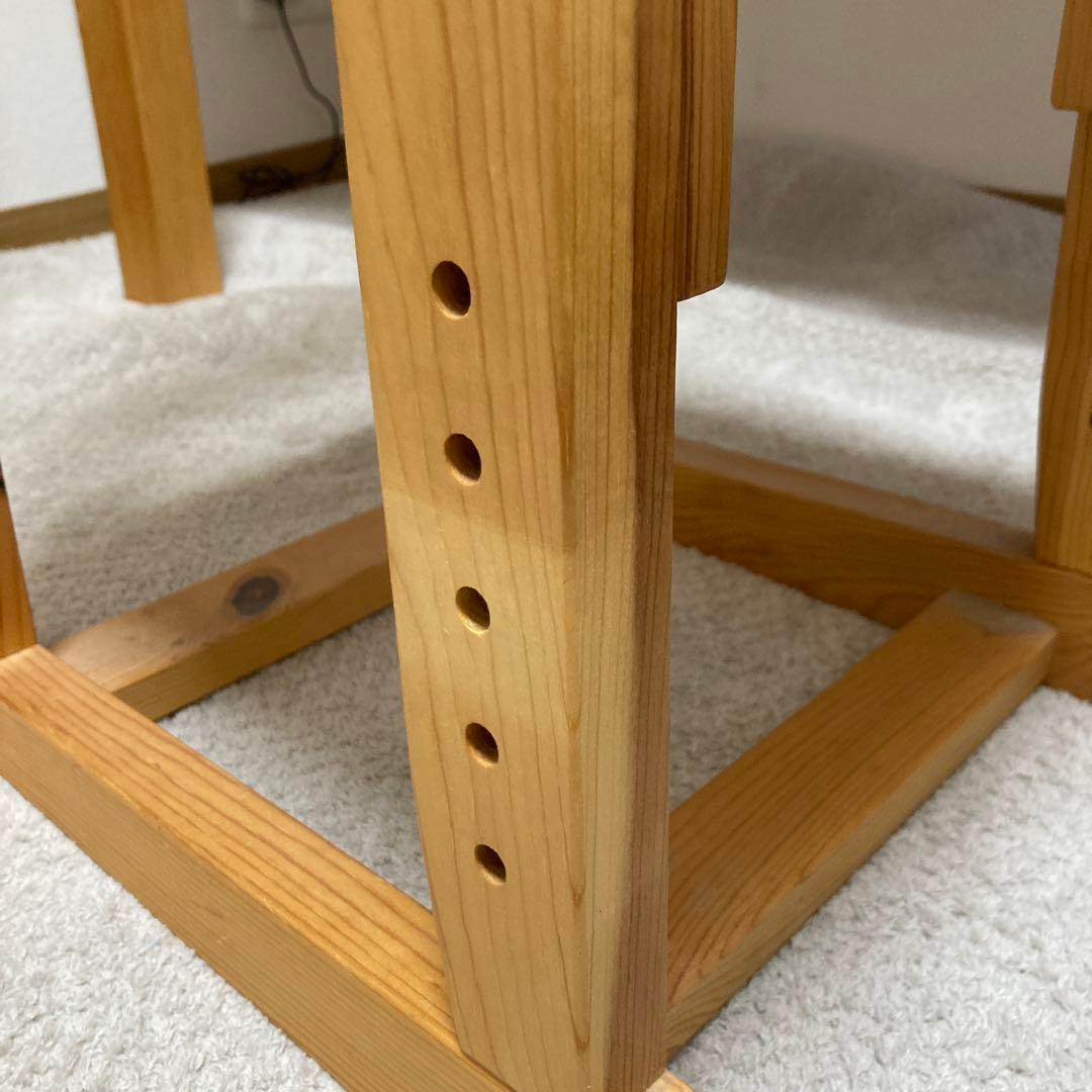 最終値下げ　ステップチェア　椅子　パイン材　アンティーク