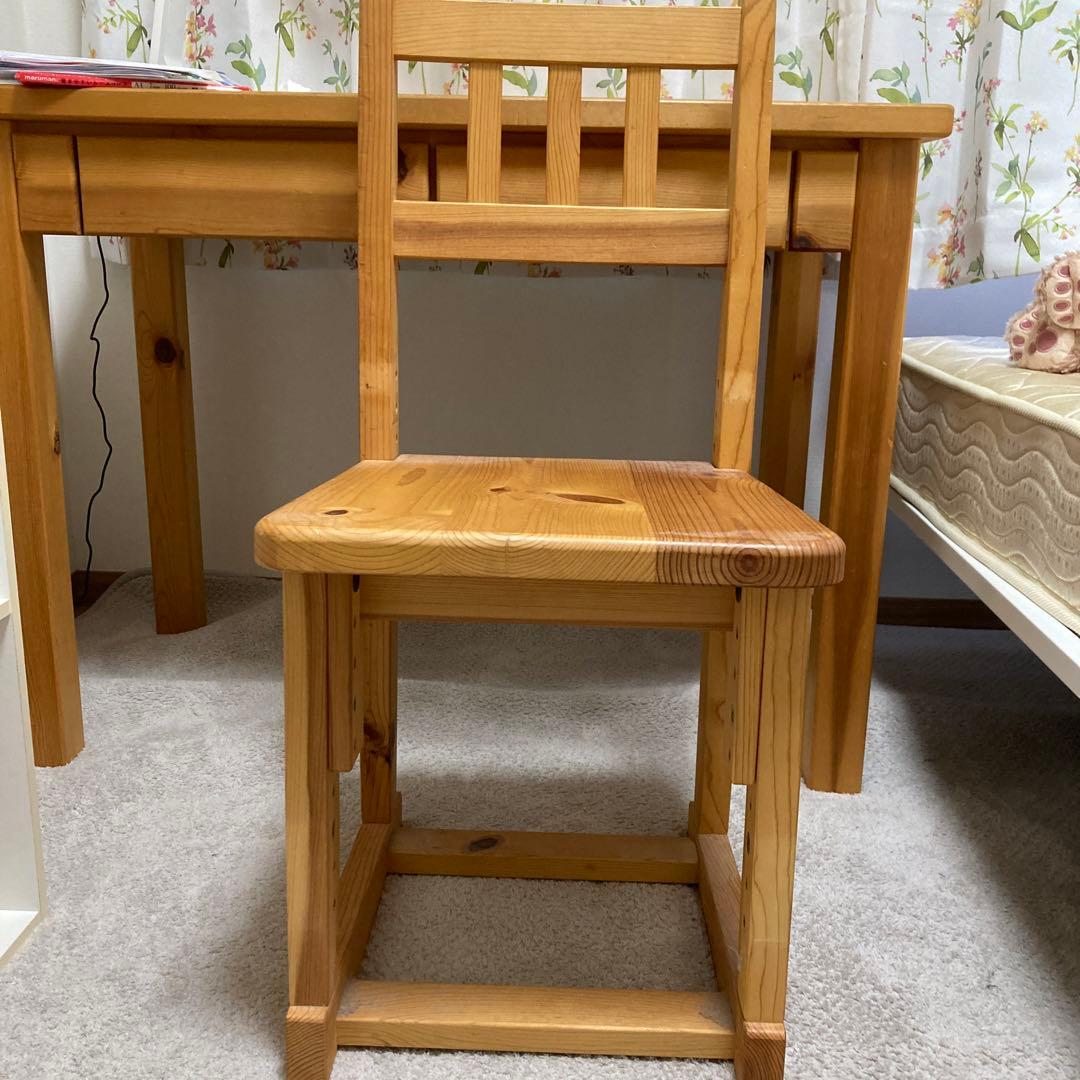 最終値下げ　ステップチェア　椅子　パイン材　アンティーク