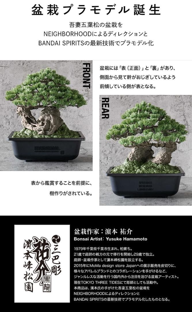 盆栽 SRL x BANDAI SPIRITS . BONSAI MODEL KIT