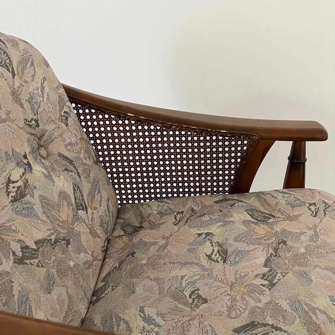 レトロ　アンティーク　ヴィンテージ　古道具　古家具　カリモク　椅子　ソファー