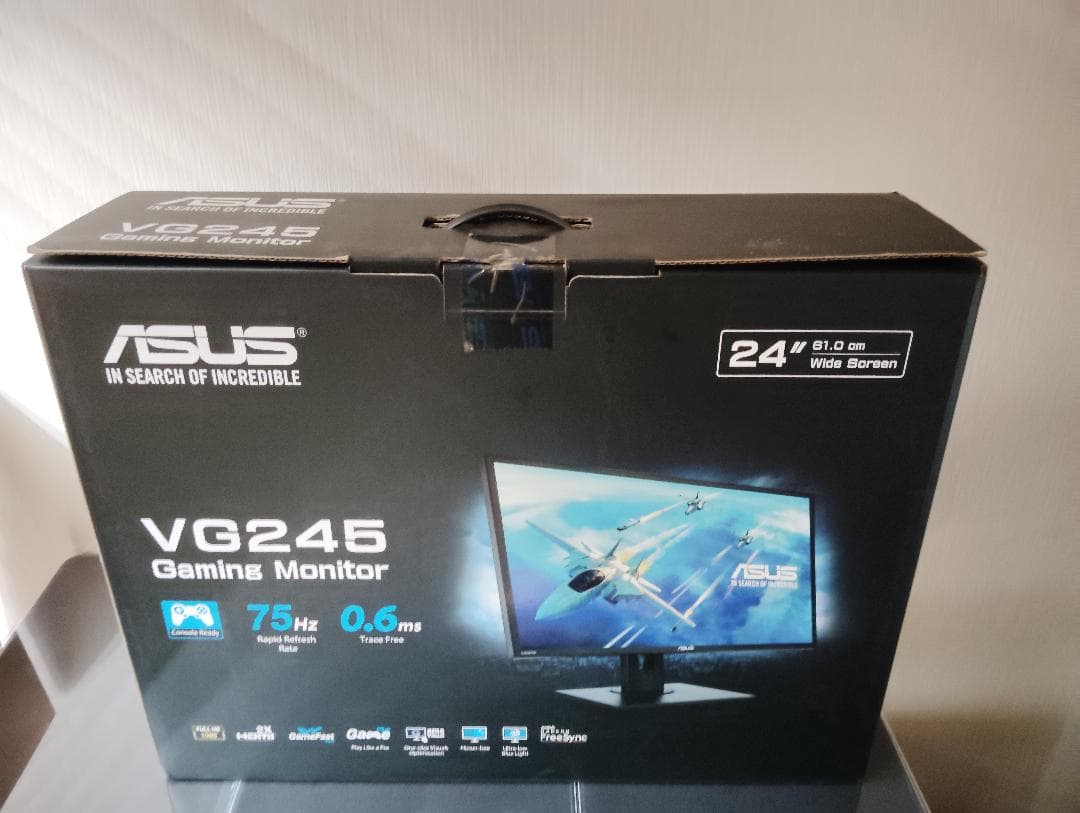 ASUS ゲーミングモニター VG245HE-J 24インチ 0.6ms75Hz