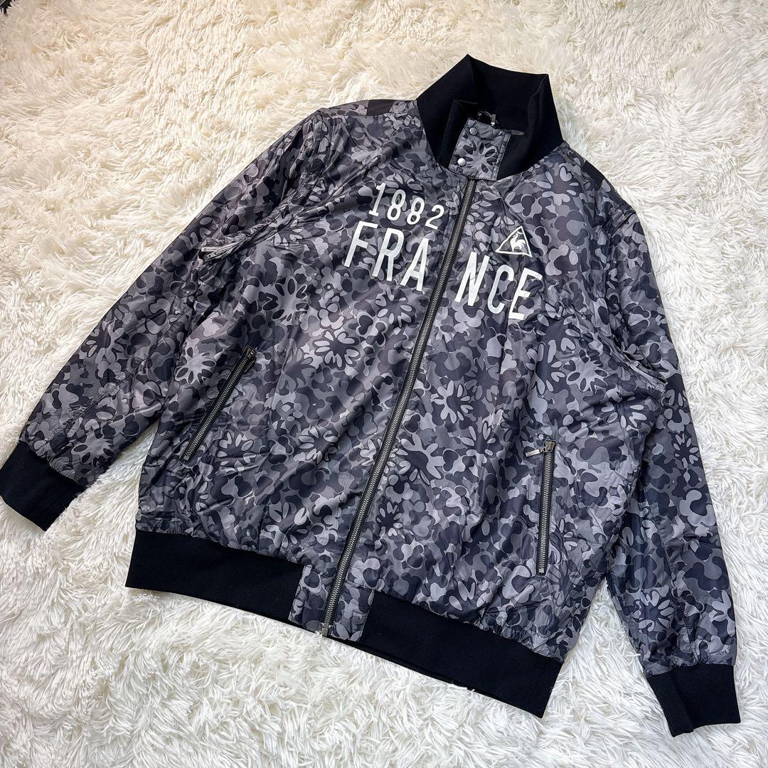 ルコックスポルティフ 2way 中綿 ナイロンジャケット 3L カモフラ ベスト