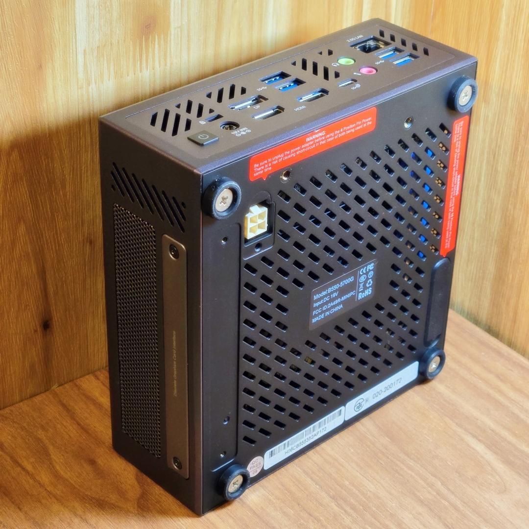 Minisforum B550 64GB/1TBメモリとSSD増設済 5700G