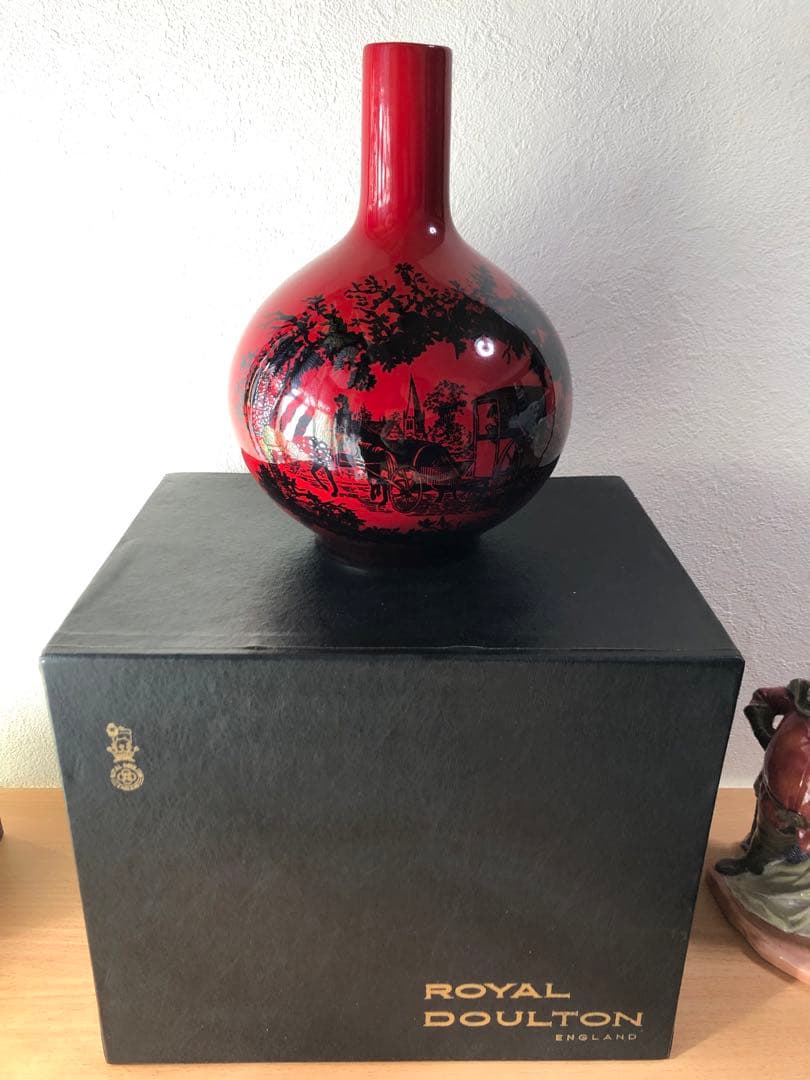   ロイヤル ドルトン フランベ フラワーベース