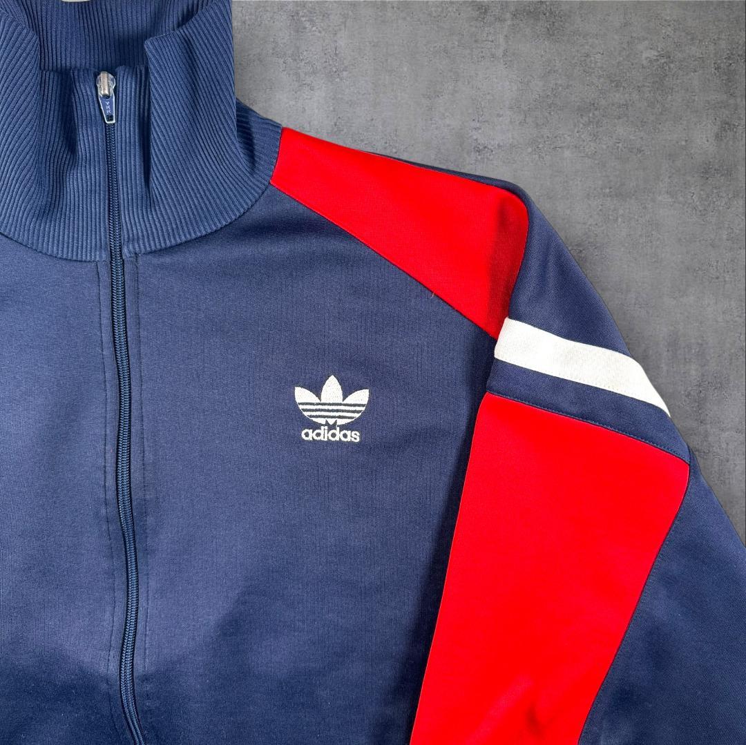 90s adidas アディダス トラックジャケット ネイビー あのちゃん